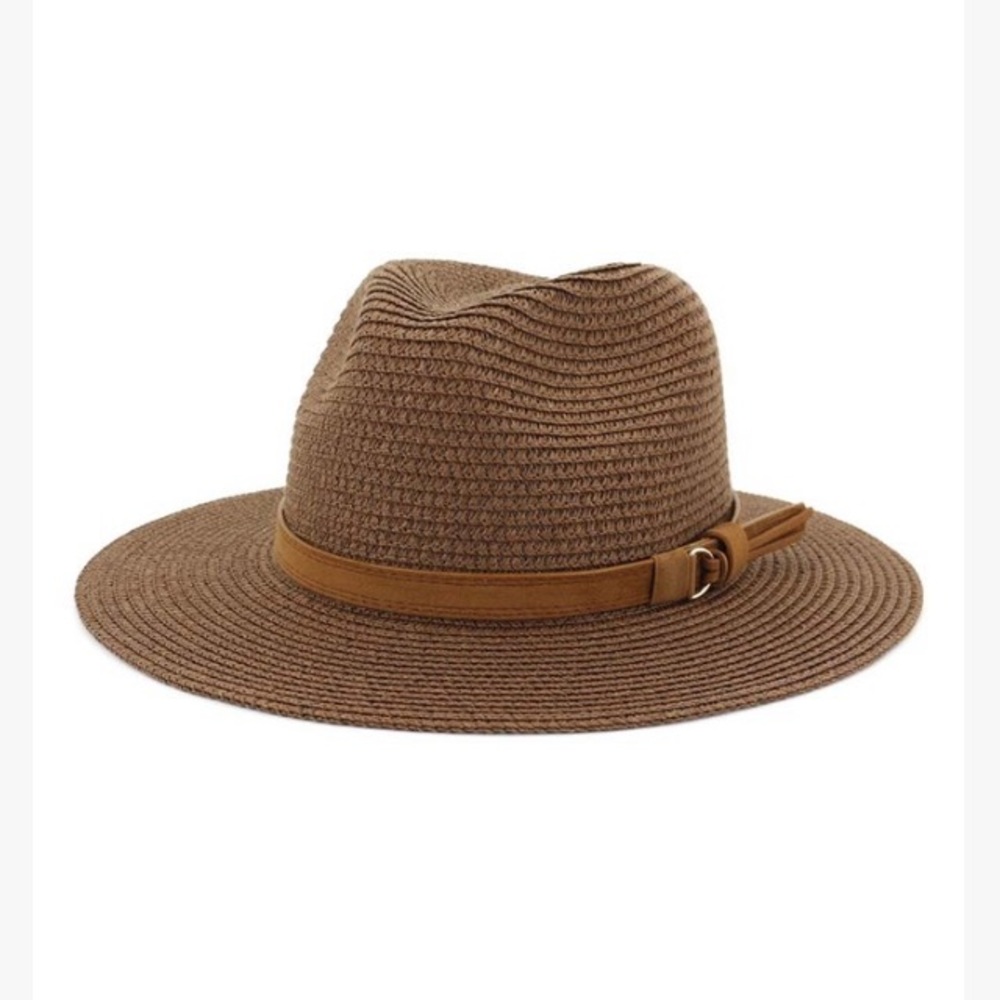 Fée et rit Coffee Tassel-Band Panama Hat